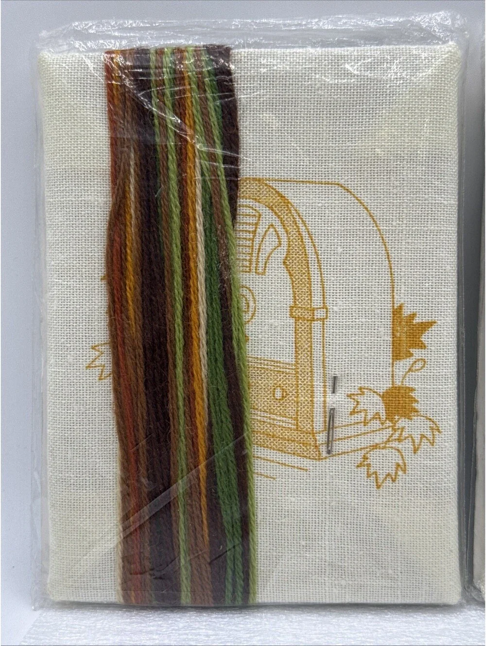 Sunset Designs Jiffy Stitchery Radio #391 & Gramophone #390 Embroidery Kits 1975